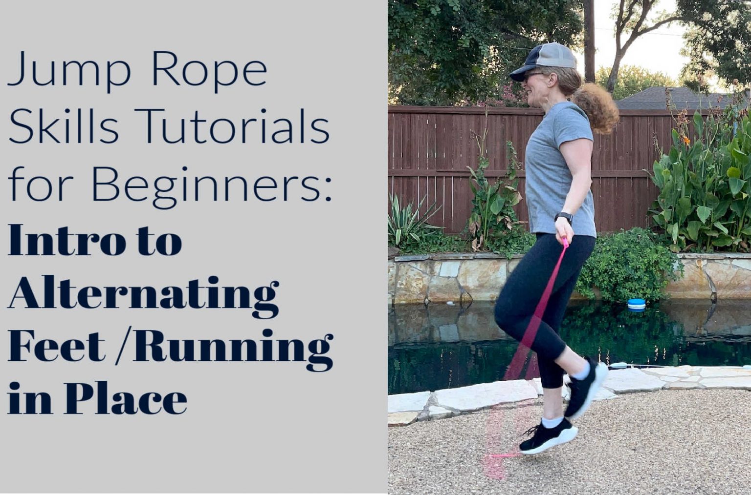 Jump Rope Skills Tutorials for Beginners Alternating Foot