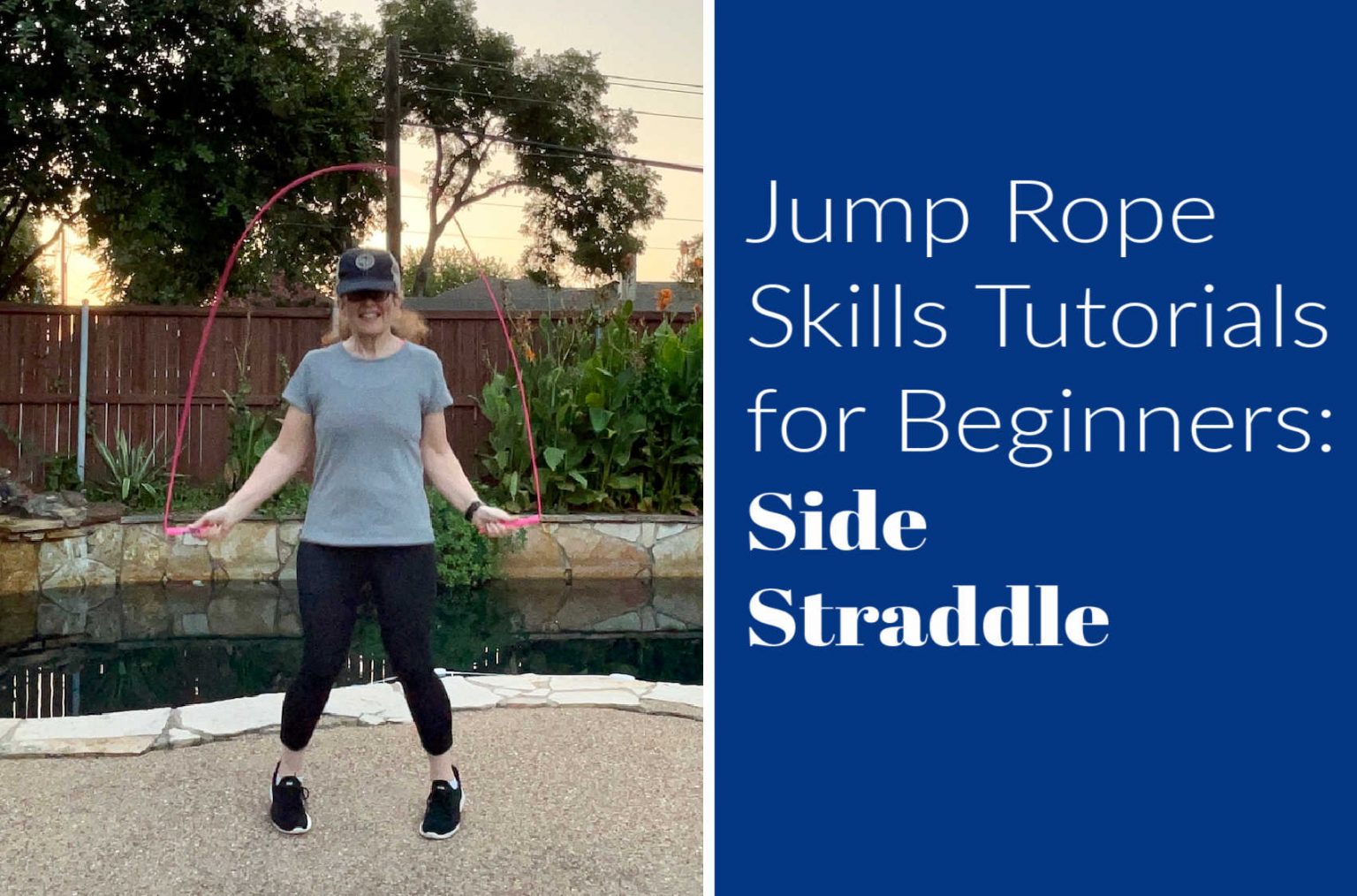 Jump Rope Skills Tutorials for Beginners: Side Straddle